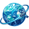 Erde Blauer Planet Satellit Globus Satellitenring