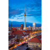 Berlin Skyline Evening Light