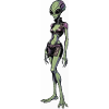 Green Alien Female Adventure