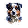 Australian Shepherd Dog Lover Cute Aussie