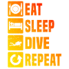 Diving illustration for diving