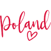 Poland Heart Women's Love Poland