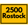 RETRO ZIP 2500 ROSTOCK, DDR STYLE, POSTCODE