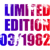 44th Birthday Limited Edition 03/1982