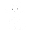 Poodle with bow illustration