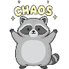 Chaos Waschbär-Jubel