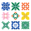 Mosaik bunte Grafik