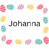 Pastel Egg Frame Pattern Johanna