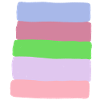 Pastel Stripe Stack