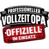 Offiziell im Einsatz: Profi-Opa