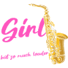 Saxophone girl Saxophone player
