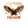  250 Years America Anniversary Freedom Eagle