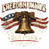  Freedom Rings 250 Years America Anniversary