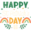 Happy St. Patrick's Day Rainbow