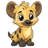 Cuddly Hyena Hatchling Charm