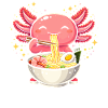 Ange ramen avec des nouilles