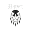 Raven Gothic Head Illustration Gift Idea