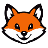 Fox Face Sticker Cartoon