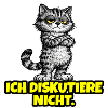 Ich diskutiere nicht. – Grumpy Katze (CAT)