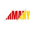 Germany Lettering Black Red Gold Germany