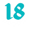 Motif 18 étoiles, chiffres, anniversaire