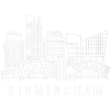 Birmingham Skyline Line Art city