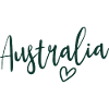 Australia Heart Women's Love Australia