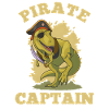 Pirate T-Rex – Funny Dinosaur Captain