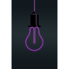 Neon Light Bulb Magenta Minimal Design