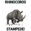 Rhinoceros Stampede Wild Charge