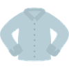 Azure Buttoned Shirt Graphic