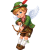 Bavarian Cupid with Crossbow