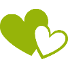 green heart green hearts heart pattern