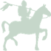 Chevalier guerrier à cheval