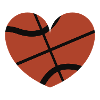 Basketball heart