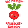 Radish Costume Vegetable Carnival Vegan