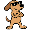 Sunglasses Dachshund Charm