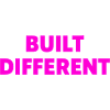 Differently built typography