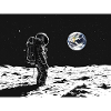 Astronaut looking back