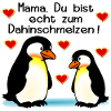 Mom Child Penguins Mother's Day