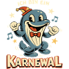 Carnival Karnewal Whale Funny Gift