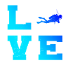 Iconic diving motif