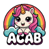 ACAB – Anti-Polizisten-Einhorn-T-Shirt
