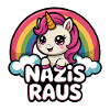 Nazis Raus - Antifa Einhorn Tee