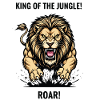 King of the Jungle Roaring Lion
