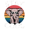 Stay Cool Elephant - Kids Retro