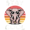 Stay Cool Elephant - Kids Retro