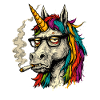 Regenbogen Einhorn cooler Bruder