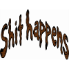Shit Happens Typography