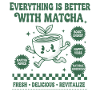 Allt är bättre med matcha grönt te Happy